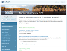 Tablet Screenshot of northernnpa.enpnetwork.com