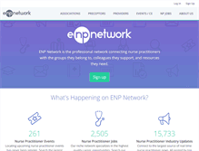 Tablet Screenshot of enpnetwork.com